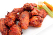 buffalo style spicy hot chicken wings
