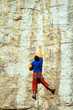 Climber on the route.