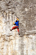 Climber on the route.