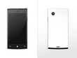 black-and-white smart phone