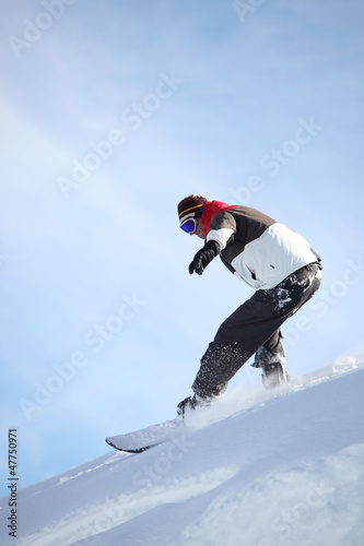 Photo: Confident snowboarder Confident snowboarder