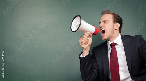 Photo: Man with Speaker Man with Speaker
