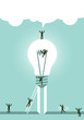 Vector: Achieving a successful idea Achieving a successful idea