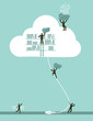 Vector: Cloud computing business concept Cloud computing business concept