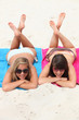 Couple of girls on the beach