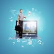 Modern technology illustration