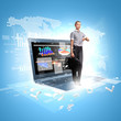 Modern technology illustration