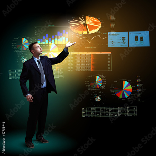 Photo: Modern people doing business concept Modern people doing business concept