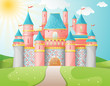 FairyTale castle illustration.