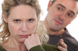 Couple arguing