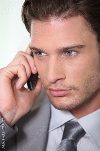 Photo: Businessman on the phone Businessman on the phone
