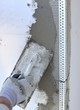 Construction site - Installing external insulation