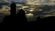 Romania Sighisoara church sunset
