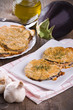 Eggplant cutlets.