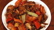 Chinese food, served