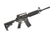 US Army carbine with silencer isolated on a white background