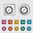 Compass icon.