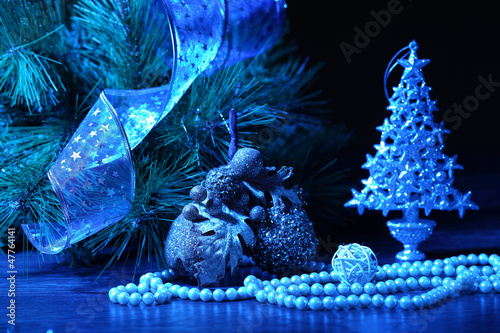 Photo: Blue Christmas collage Blue Christmas collage