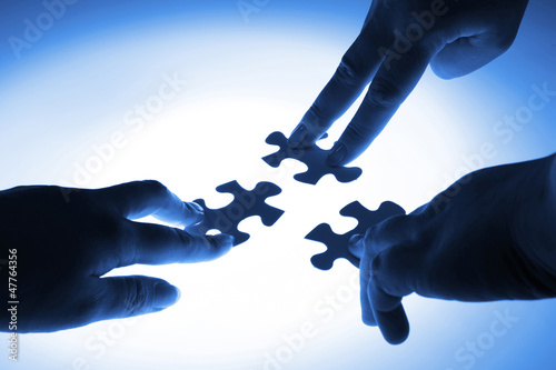 Photo: Puzzle pieces Puzzle pieces