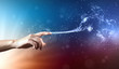 magical hands conceptual image