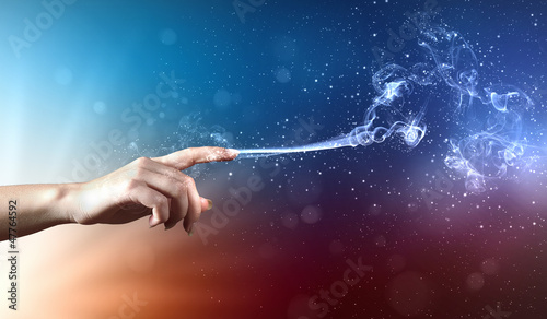 Photo: magical hands conceptual image magical hands conceptual image