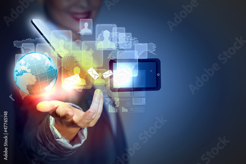 Photo: Touch screen computer device Touch screen computer device