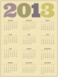 2013 Calendar