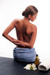 female during luxurious procedure of massage