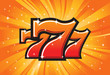 The lucky sevens jackpot slot machine