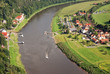 Rathen Elbsandsteingebirge Panorama