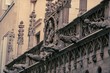 Facade details of old building
