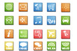 Illustration: Tablet Icons set Tablet Icons set