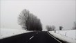 Straße im Winter