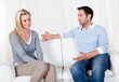 Couple have fallen out over a disagreement