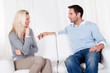 Couple have fallen out over a disagreement