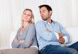 Couple have fallen out over a disagreement