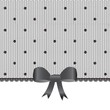 Black lace background with ribbon