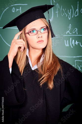 Photo: thinking student thinking student