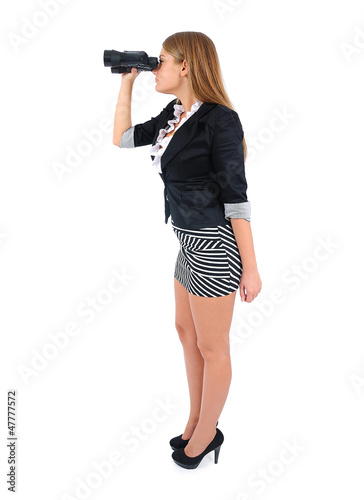 Photo: Isolated business woman Isolated business woman