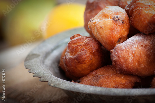 Photo: Deep fried fritters donuts Deep fried fritters donuts