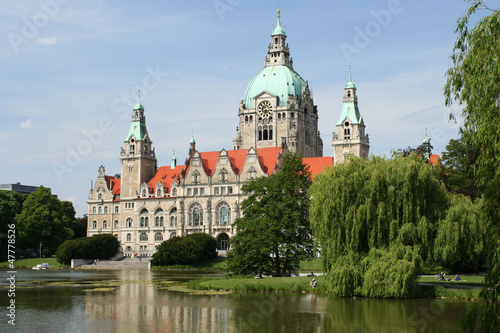Photo: The city hall in Hannover, Germany The city hall in Hannover, Germany