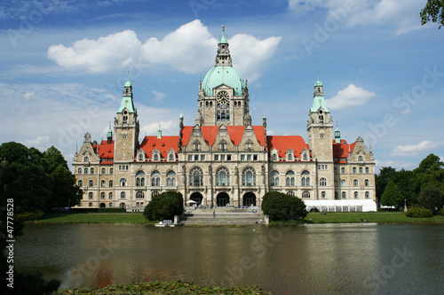 Photo: The city hall in Hannover, Germany The city hall in Hannover, Germany