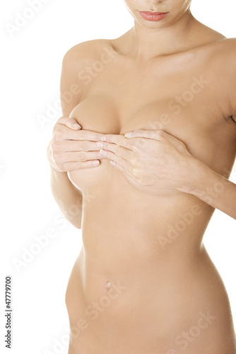 Photo: Slim tanned woman's body. Slim tanned woman's body.