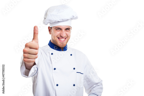 Photo: Successful chef portrait Successful chef portrait