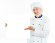 Smiling chef portrait