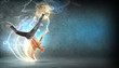 Modern style dancer posing