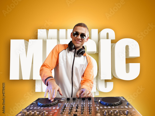 Photo: dj and mixer dj and mixer
