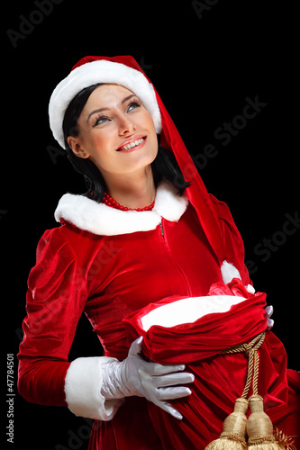 Photo: pretty santa girl pretty santa girl