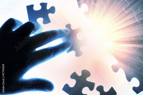 Photo: Puzzle pieces Puzzle pieces