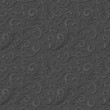 Abstract grey floral background, seamless pattern